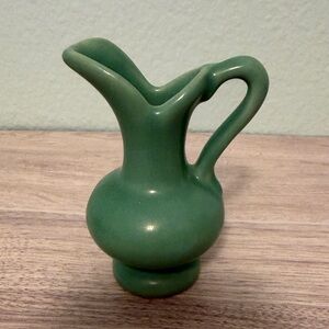 Green Ceramic Pitcher